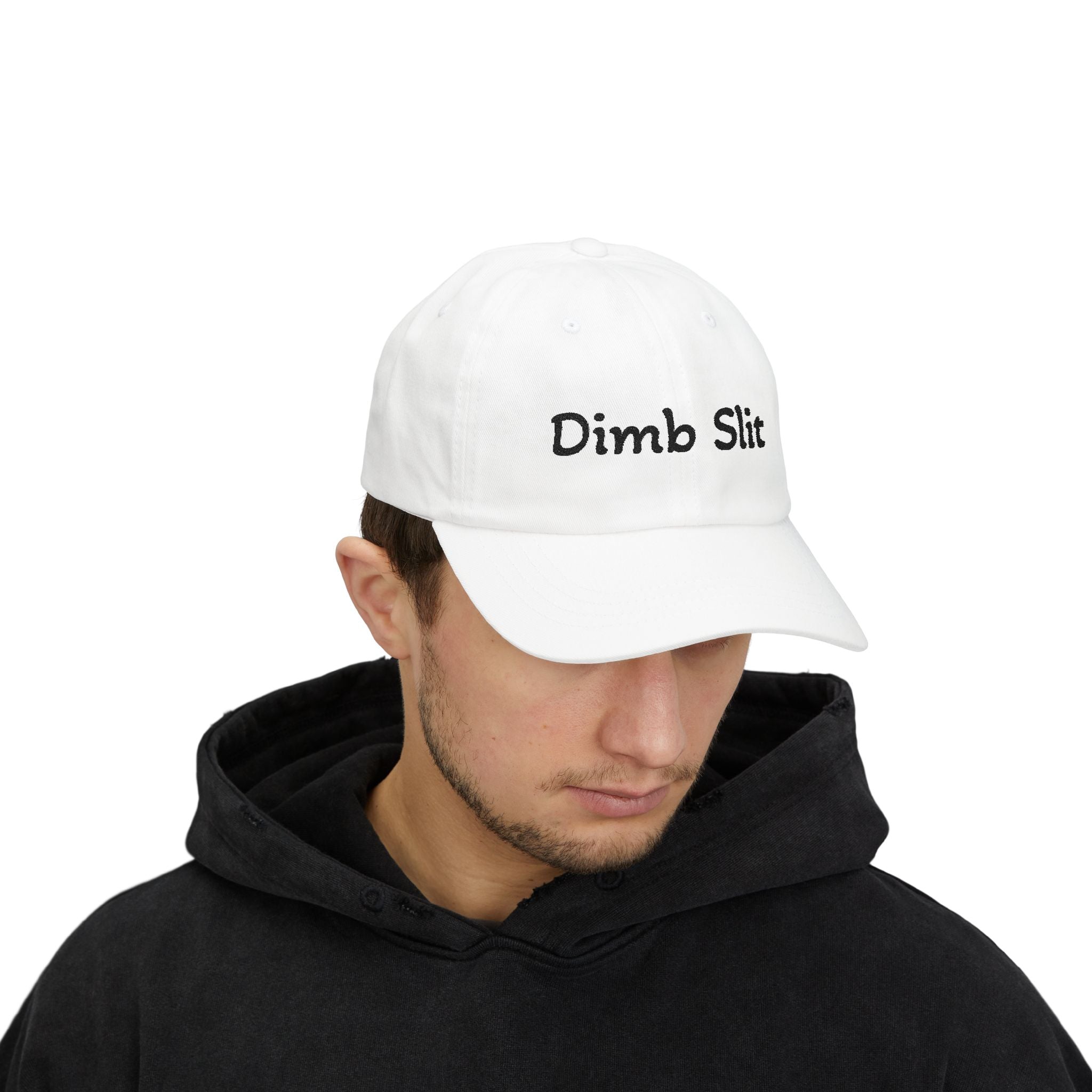 Dimb Slit Dad Cap | Embroidered Twill Baseball Hat