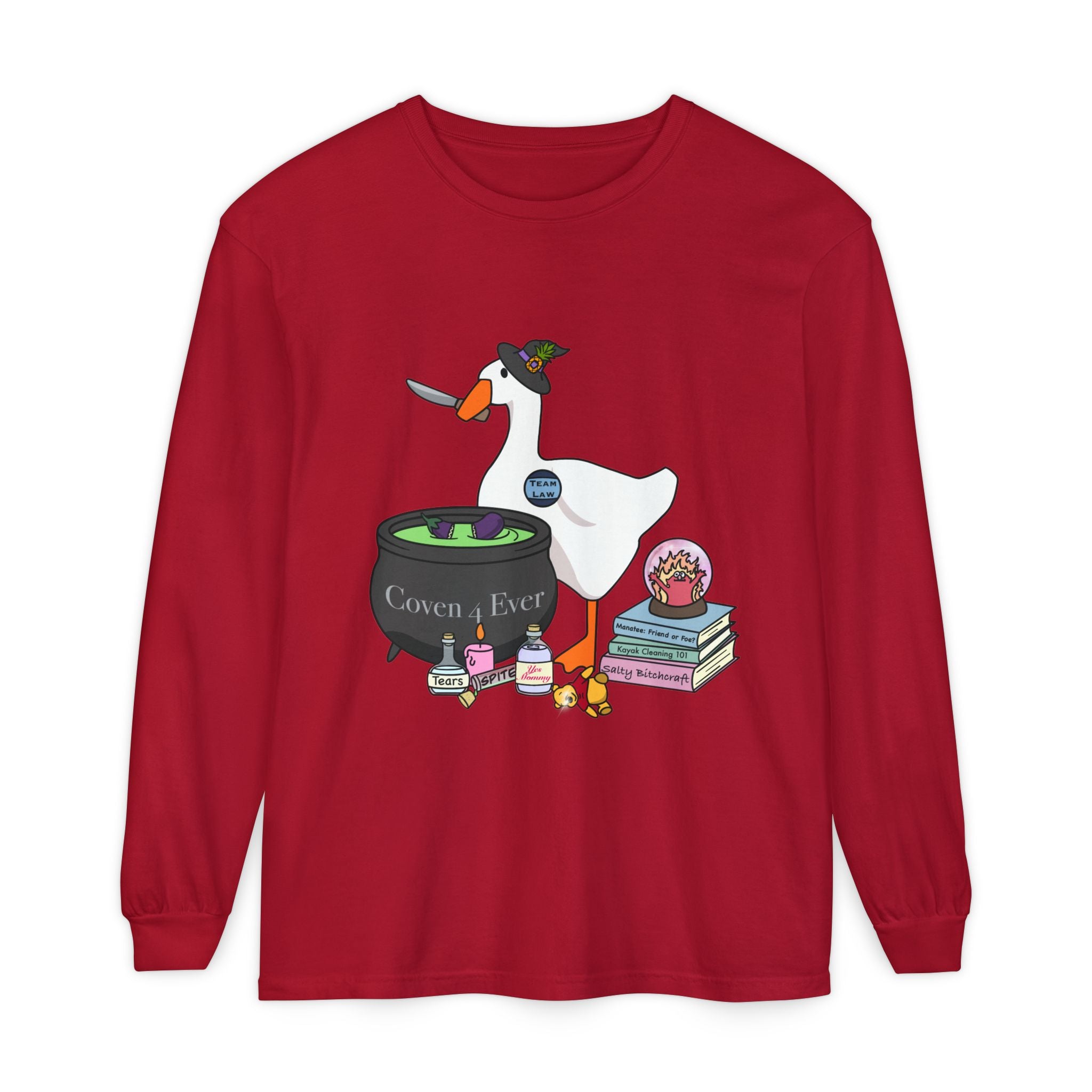 Mother Goose Knife Long Sleeve Tee