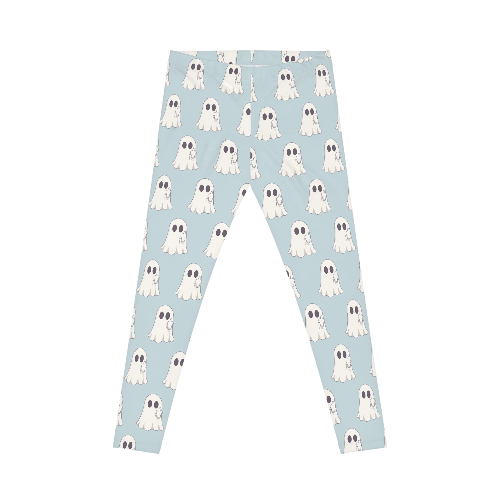 Pizza Ghost Pattern Leggings
