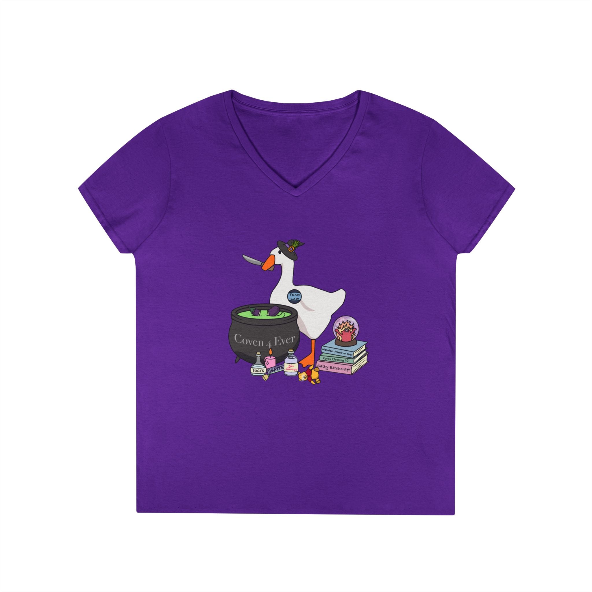 Mother Goose Knife V-Neck T-Shirt