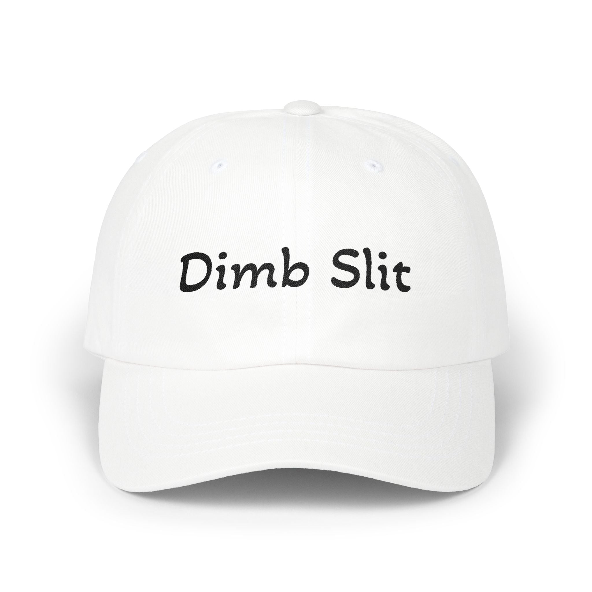 Dimb Slit Dad Cap | Embroidered Twill Baseball Hat