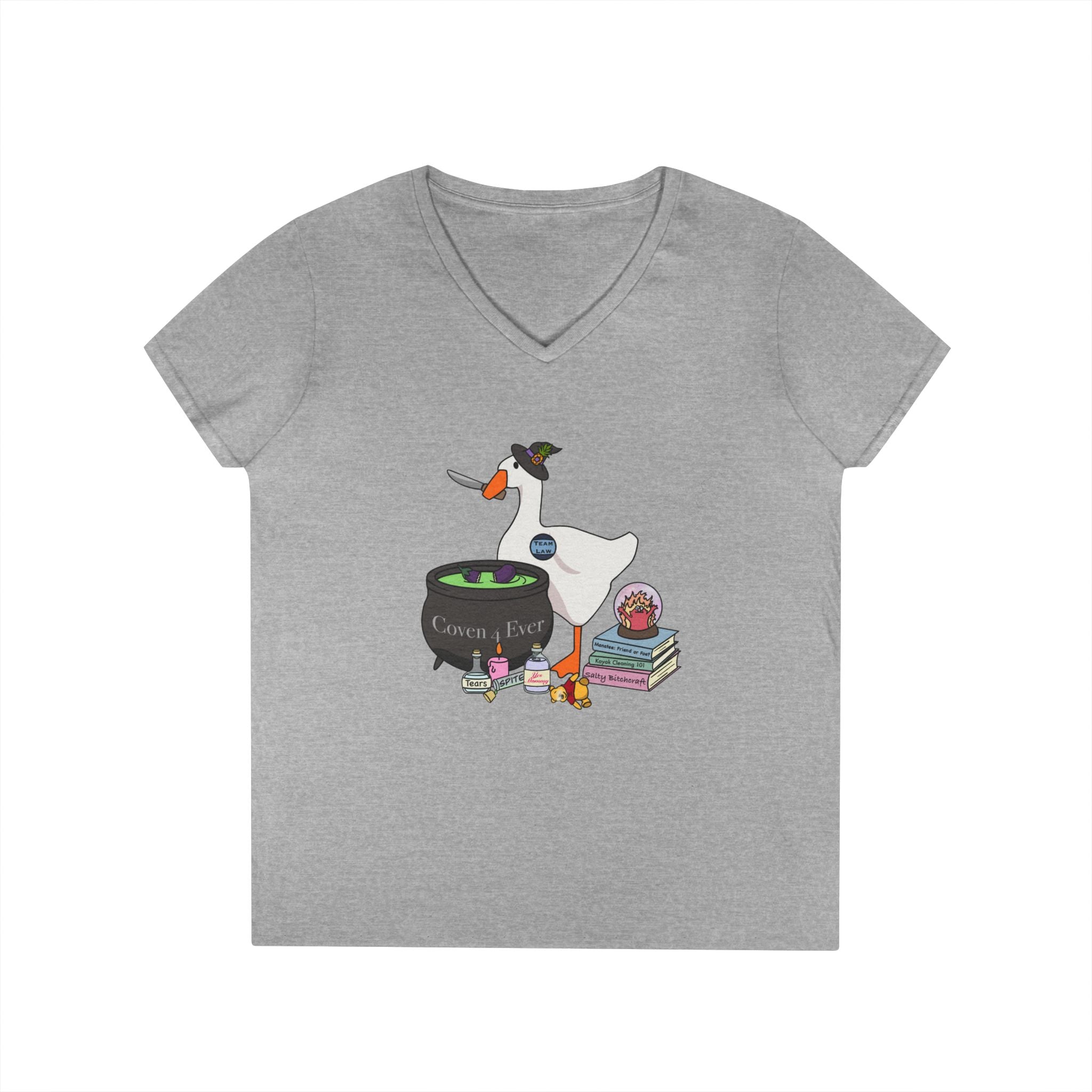 Mother Goose Knife V-Neck T-Shirt