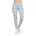 Pizza Ghost Pattern Leggings