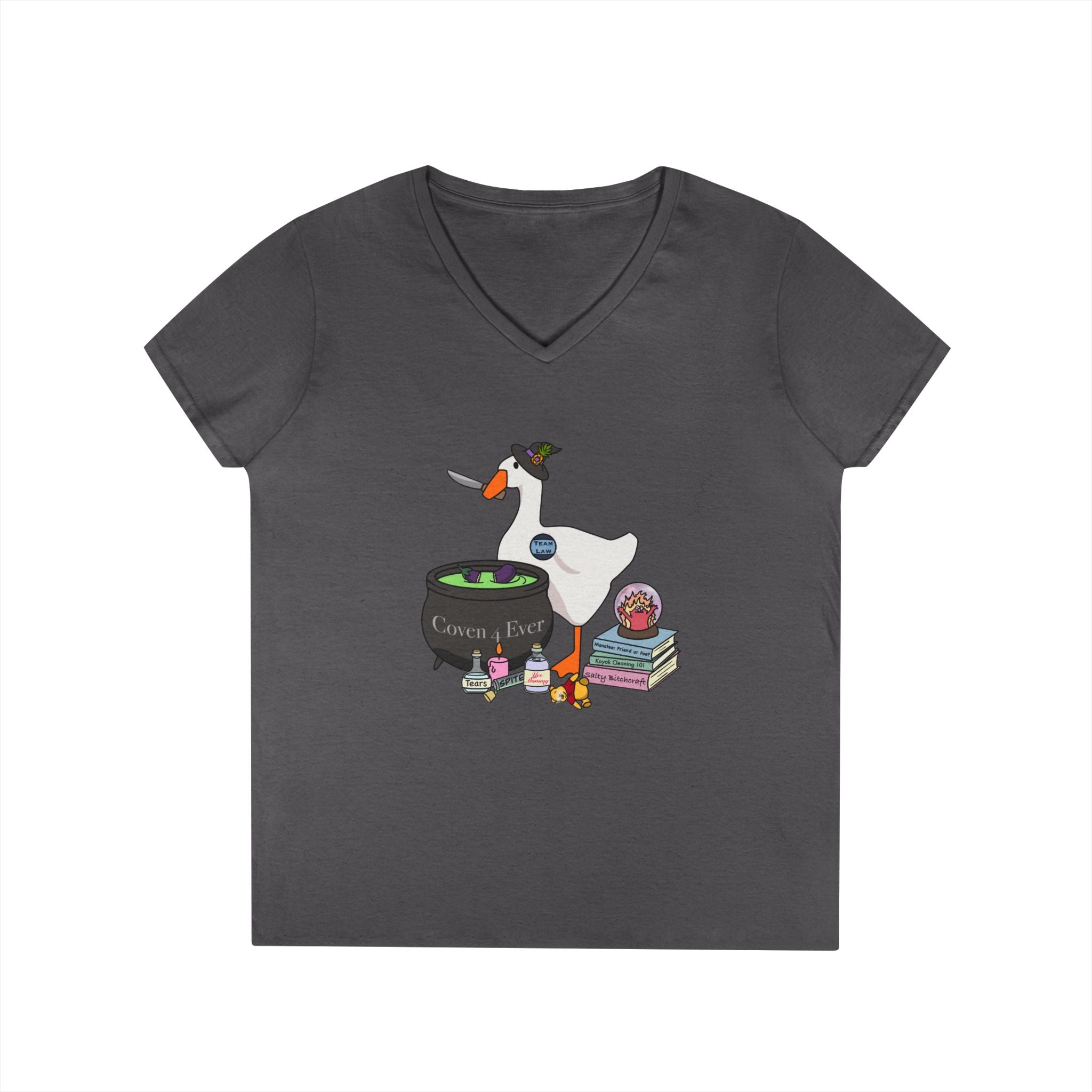 Mother Goose Knife V-Neck T-Shirt