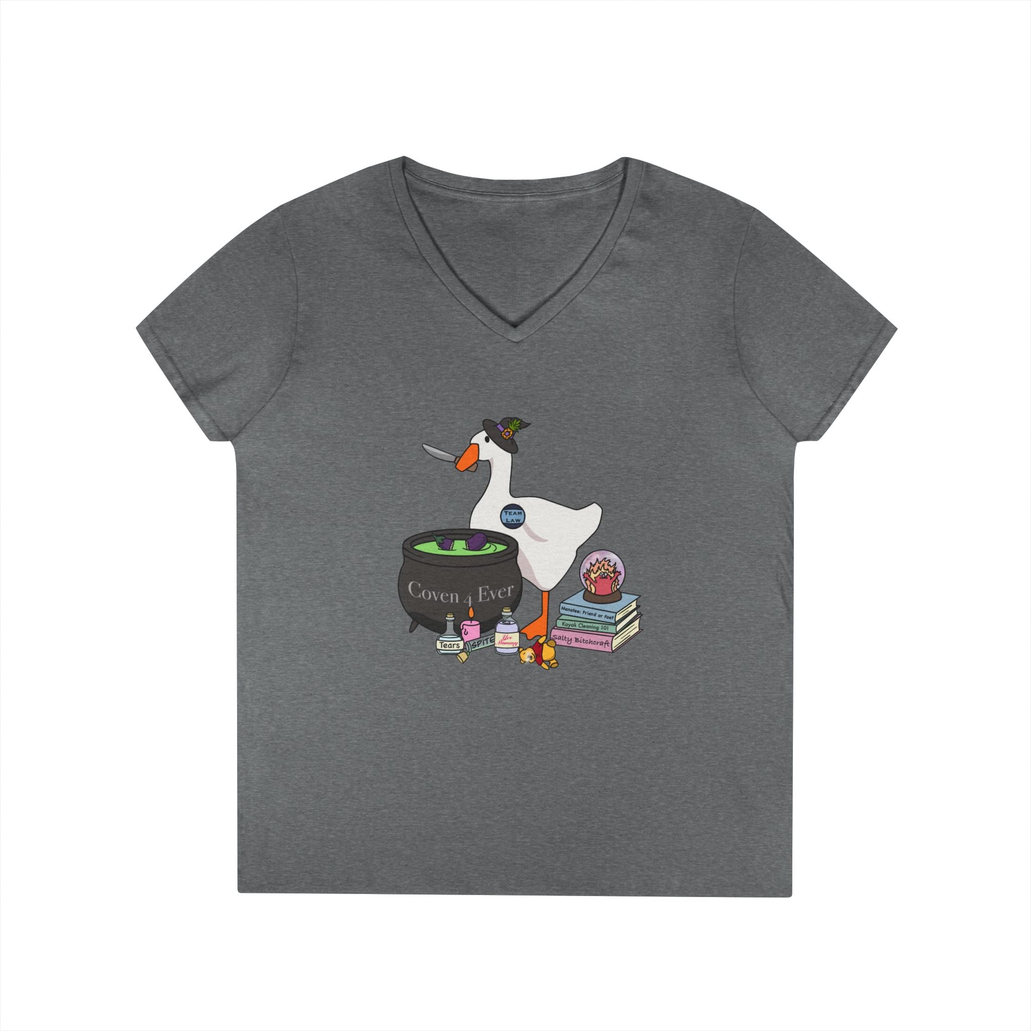 Mother Goose Knife V-Neck T-Shirt