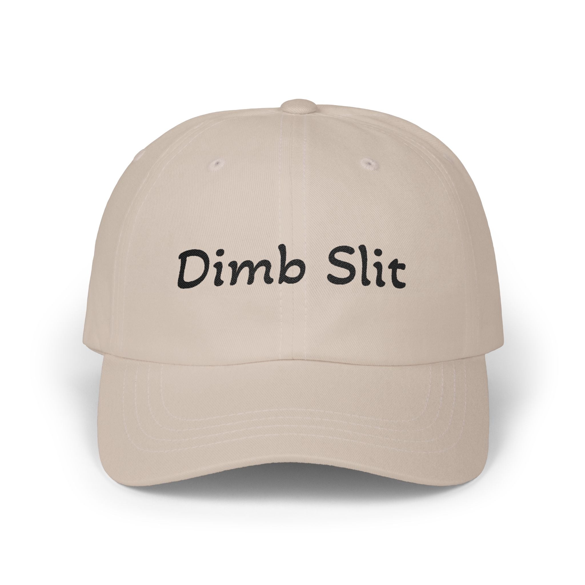 Dimb Slit Dad Cap | Embroidered Twill Baseball Hat