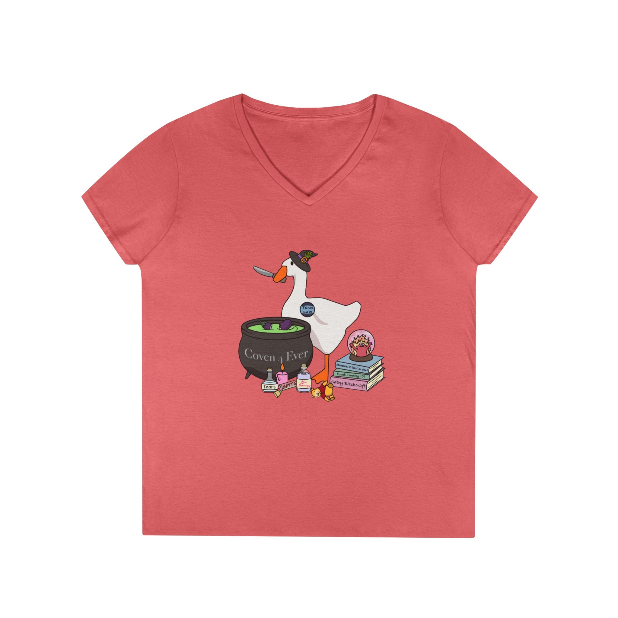 Mother Goose Knife V-Neck T-Shirt
