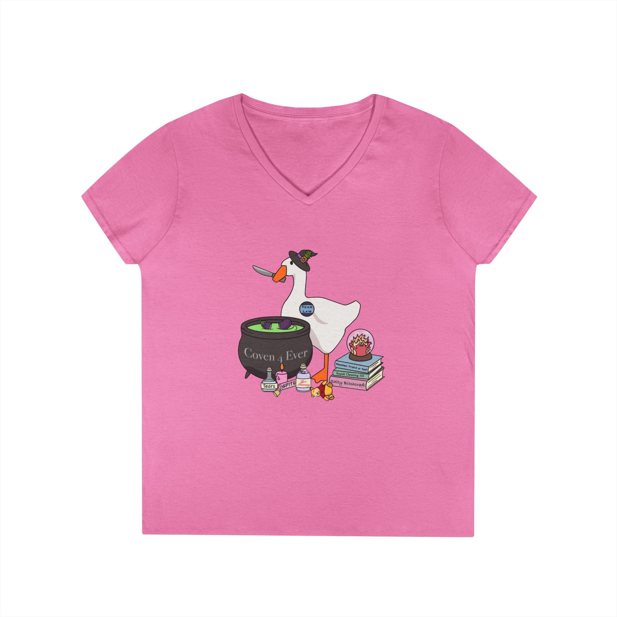 Mother Goose Knife V-Neck T-Shirt