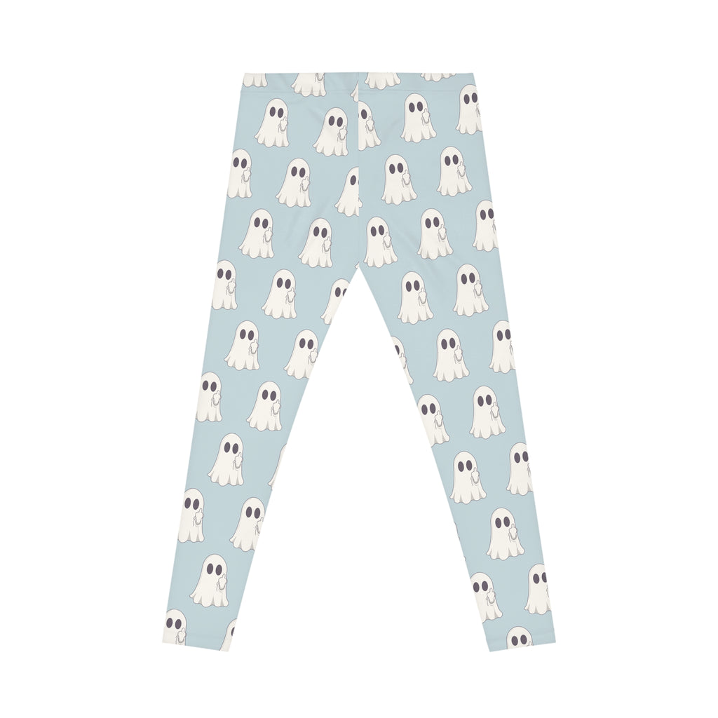 Pizza Ghost Pattern Leggings